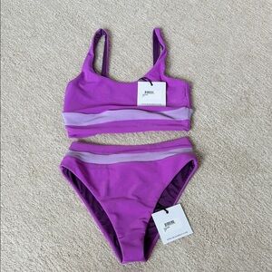 Beach Riot Purple Bikini Set